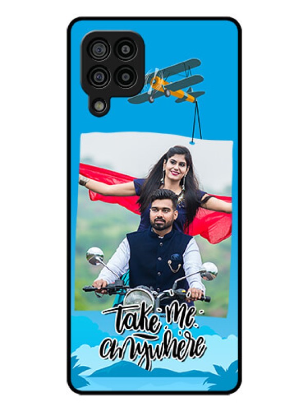 Custom Galaxy M32 4G Prime Edition Custom Glass Mobile Case - Traveller Design