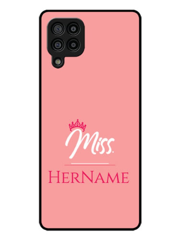 Custom Galaxy M32 4G Prime Edition Custom Glass Phone Case Mrs with Name