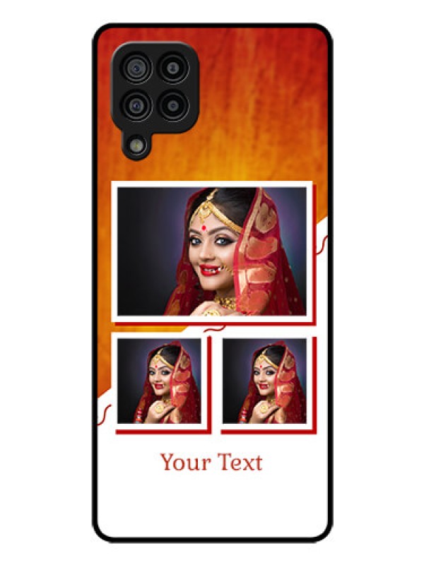 Custom Galaxy M32 4G Custom Glass Phone Case  - Wedding Memories Design