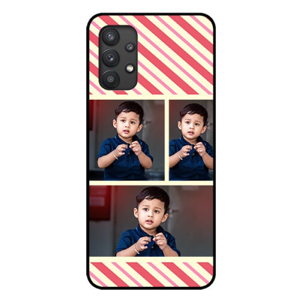 Galaxy M32 5G Personalized Glass Phone Case - Picture Upload Mobile Case Design Galaxy M32 5G Personalized Glass Phone Case - Picture Upload Mobile Case Design