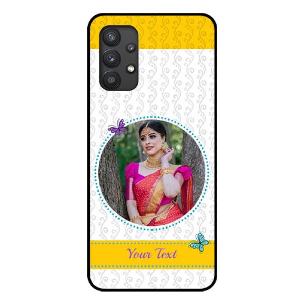 Galaxy M32 5G Custom Glass Mobile Case - Girls Premium Case Design