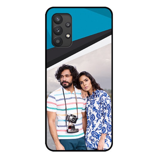 Galaxy M32 5G Photo Printing on Glass Case - Simple Pattern Photo Upload Design Galaxy M32 5G Photo Printing on Glass Case - Simple Pattern Photo Upload Design