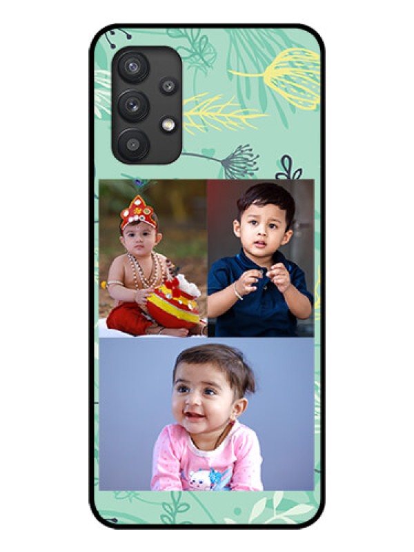Custom Galaxy M32 5G Photo Printing on Glass Case - Forever Family Design