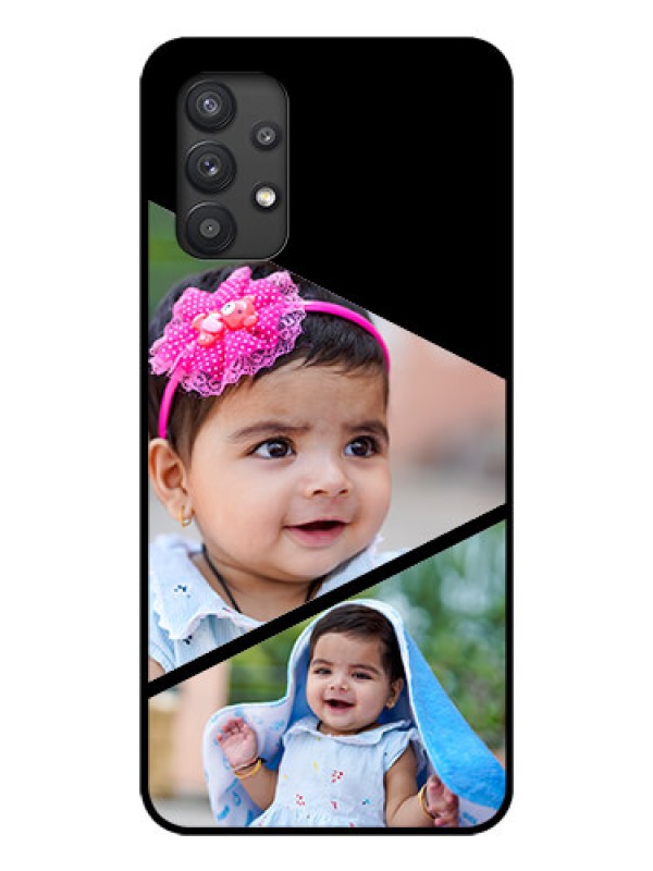 Custom Galaxy M32 5G Custom Glass Phone Case - Semi Cut Design