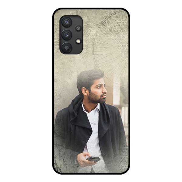 Galaxy M32 5G Custom Glass Phone Case - with vintage design