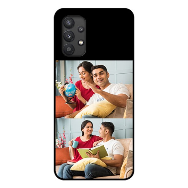 Galaxy M32 5G 2 Images on Glass Phone Cover