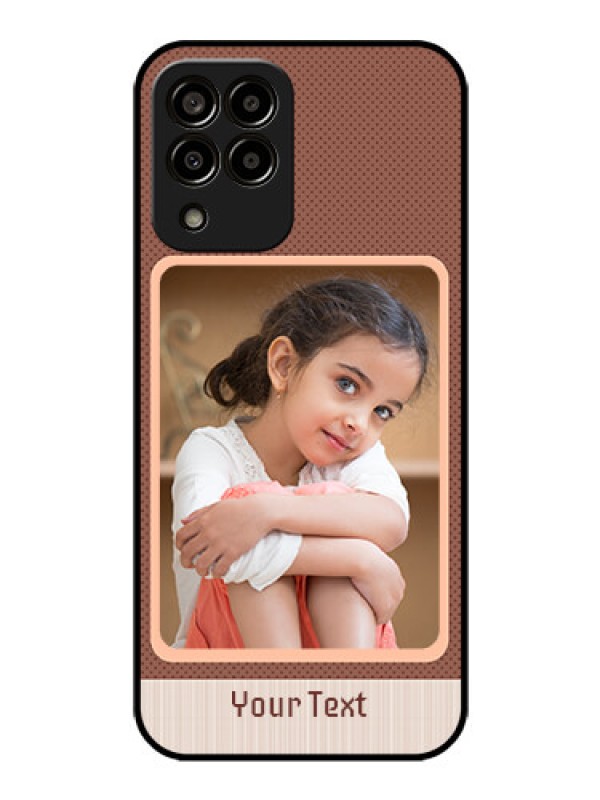 Custom Galaxy m33-5g 5G Custom Glass Phone Case - Simple Pic Upload Design