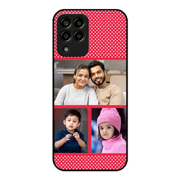 Galaxy m33-5g 5G Personalized Glass Phone Case - Bulk Pic Upload Design