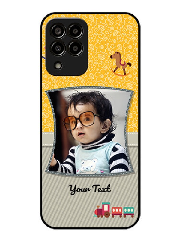 Custom Galaxy m33-5g 5G Personalized Glass Phone Case - Baby Picture Upload Design