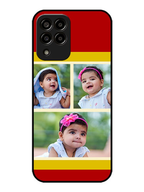 Custom Galaxy m33-5g 5G Custom Glass Mobile Case - Multiple Pic Upload Design