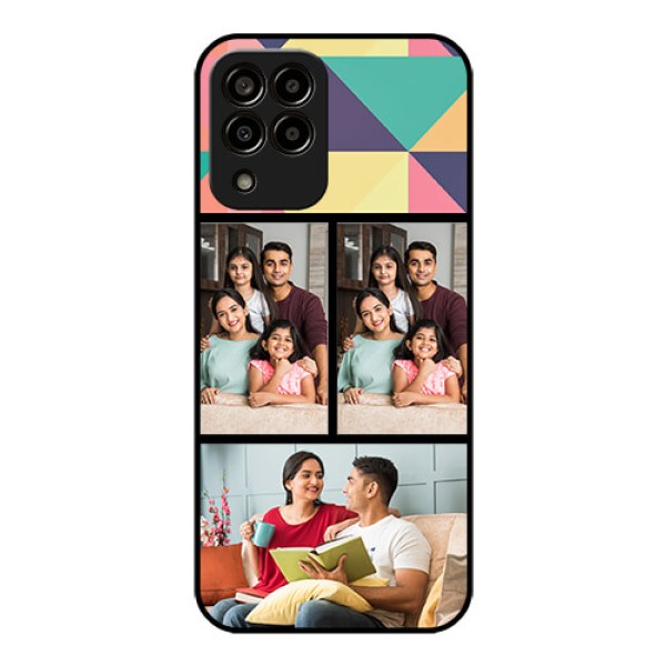 Galaxy m33-5g 5G Custom Glass Phone Case - Bulk Pic Upload Design