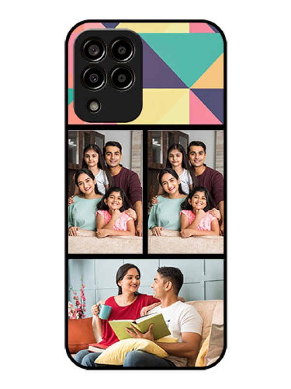 Custom Galaxy m33-5g 5G Custom Glass Phone Case - Bulk Pic Upload Design