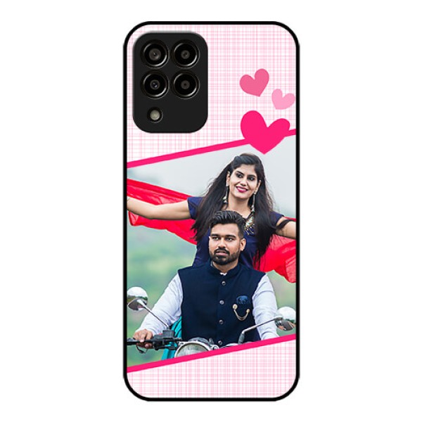 Galaxy m33-5g 5G Custom Glass Phone Case - Love Shape Heart Design Galaxy m33-5g 5G Custom Glass Phone Case - Love Shape Heart Design