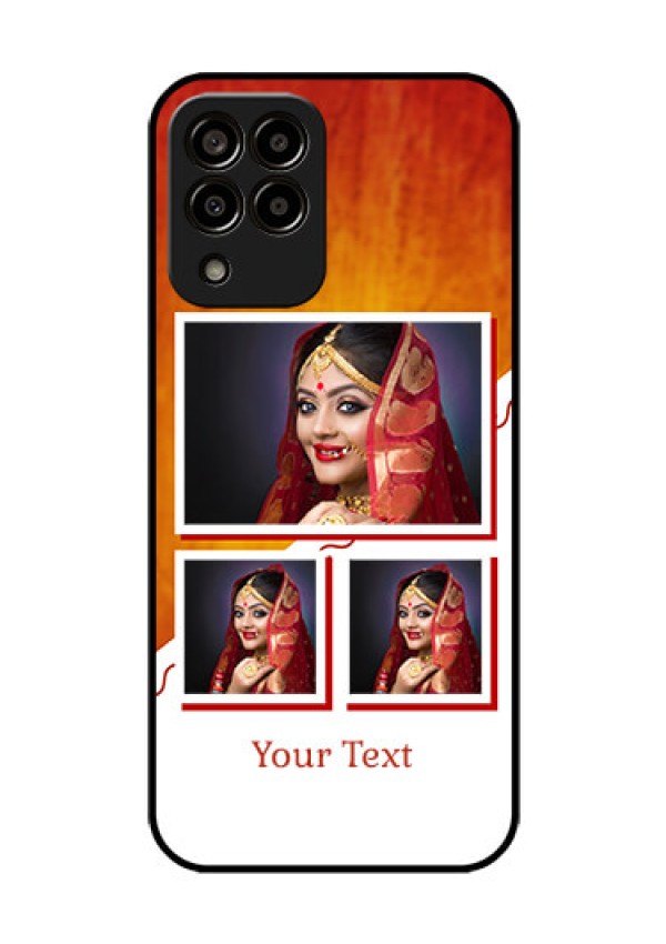 Galaxy m33-5g 5G Custom Glass Phone Case - Wedding Memories Design