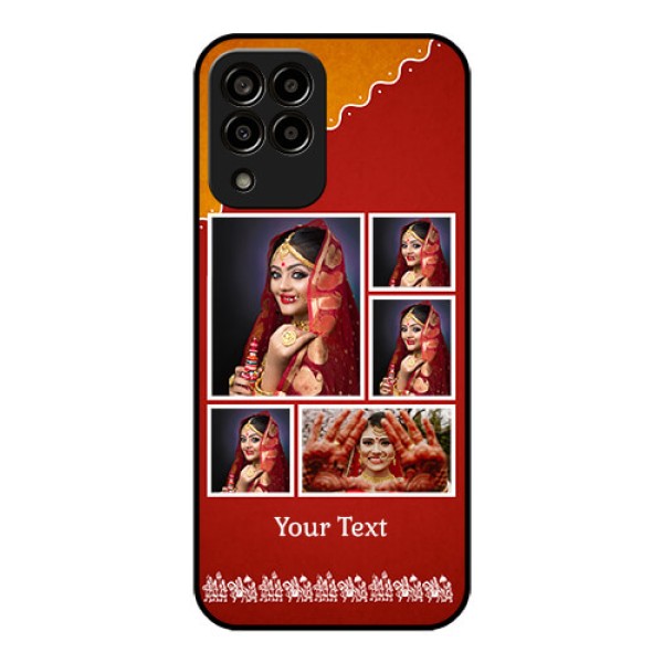 Galaxy m33-5g 5G Personalized Glass Phone Case - Wedding Pic Upload Design Galaxy m33-5g 5G Personalized Glass Phone Case - Wedding Pic Upload Design