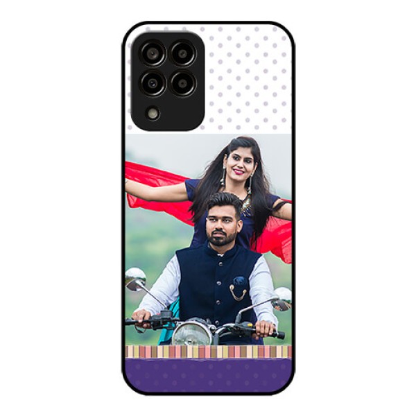 Galaxy m33-5g 5G Photo Printing on Glass Case - Cute Family Design