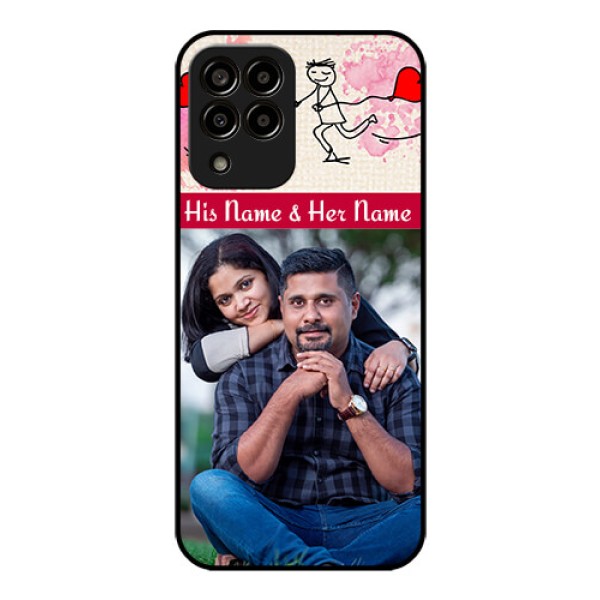 Galaxy m33-5g 5G Photo Printing on Glass Case - You and Me Case Design Galaxy m33-5g 5G Photo Printing on Glass Case - You and Me Case Design