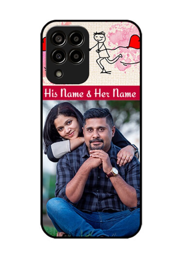Galaxy m33-5g 5G Photo Printing on Glass Case - You and Me Case Design