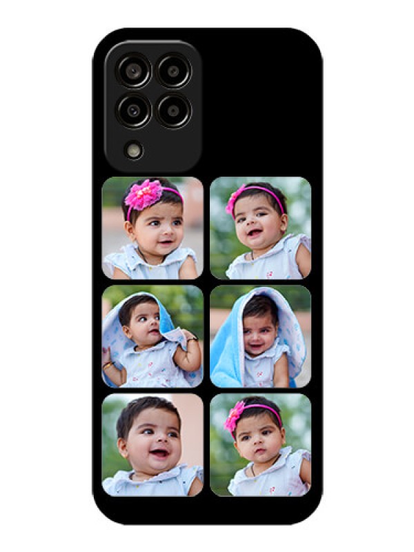 Custom Galaxy m33-5g 5G Photo Printing on Glass Case - Multiple Pictures Design