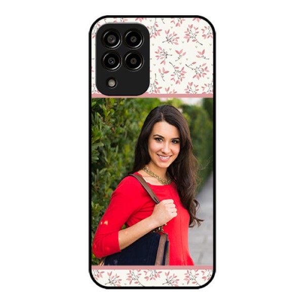 Galaxy m33-5g 5G Custom Glass Phone Case - Premium Floral Design