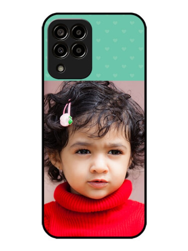 Custom Galaxy m33-5g 5G Custom Glass Phone Case - Lovers Picture Design