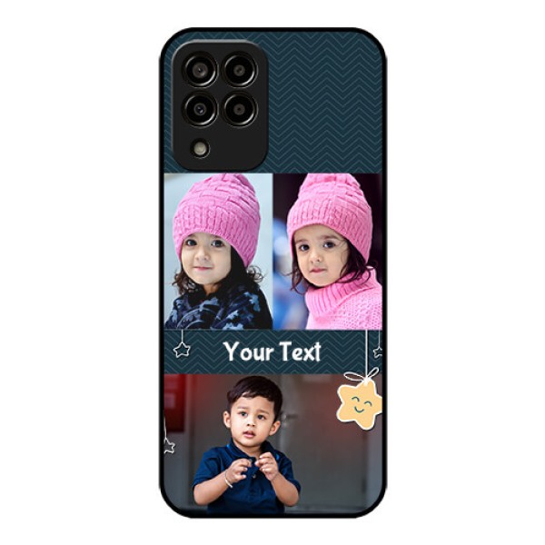 Galaxy m33-5g 5G Custom Glass Mobile Case - Hanging Stars Design