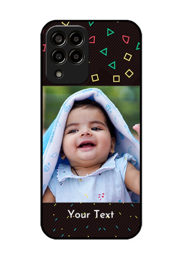 Galaxy m33-5g 5G Custom Glass Phone Case - with confetti birthday design