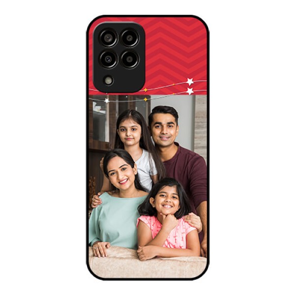 Galaxy m33-5g 5G Personalized Glass Phone Case - Happy Family Design