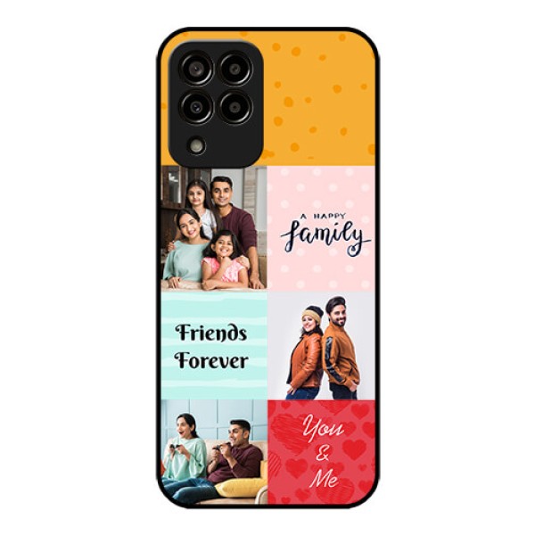 Galaxy m33-5g 5G Personalized Glass Phone Case - Images with Quotes Design