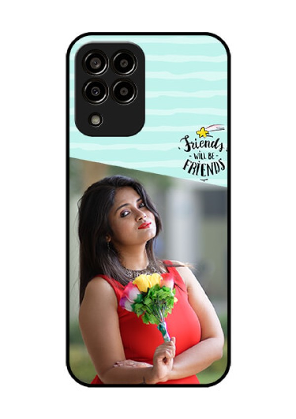 Galaxy m33-5g 5G Custom Glass Phone Case - Friends Picture Icon Design