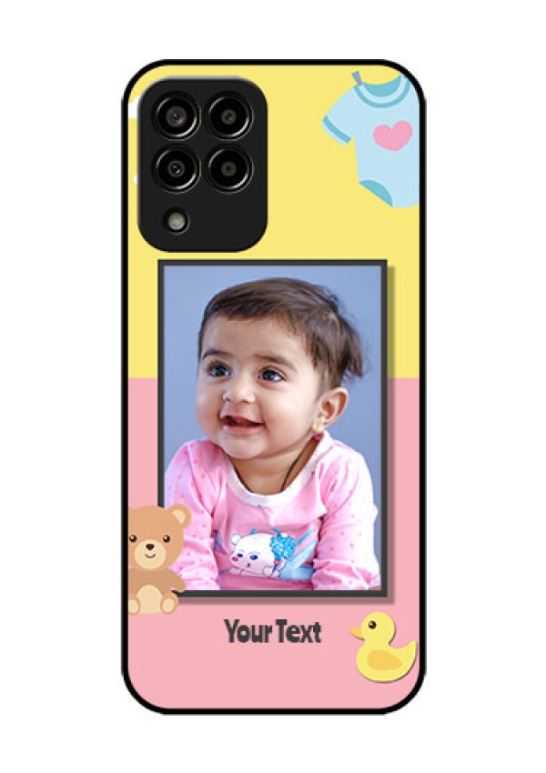Galaxy m33-5g 5G Photo Printing on Glass Case - Kids 2 Color Design