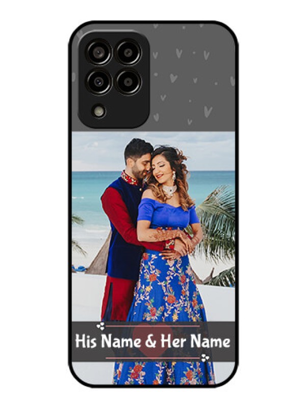 Custom Galaxy m33-5g 5G Custom Glass Mobile Case - Buy Love Design with Photo Online