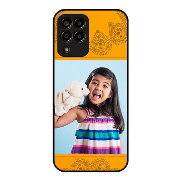 Galaxy m33-5g 5G Personalized Glass Phone Case - Photo Wedding Design