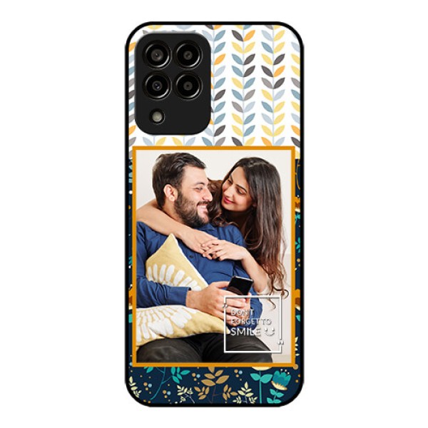Galaxy m33-5g 5G Custom Glass Mobile Case - Pattern Design