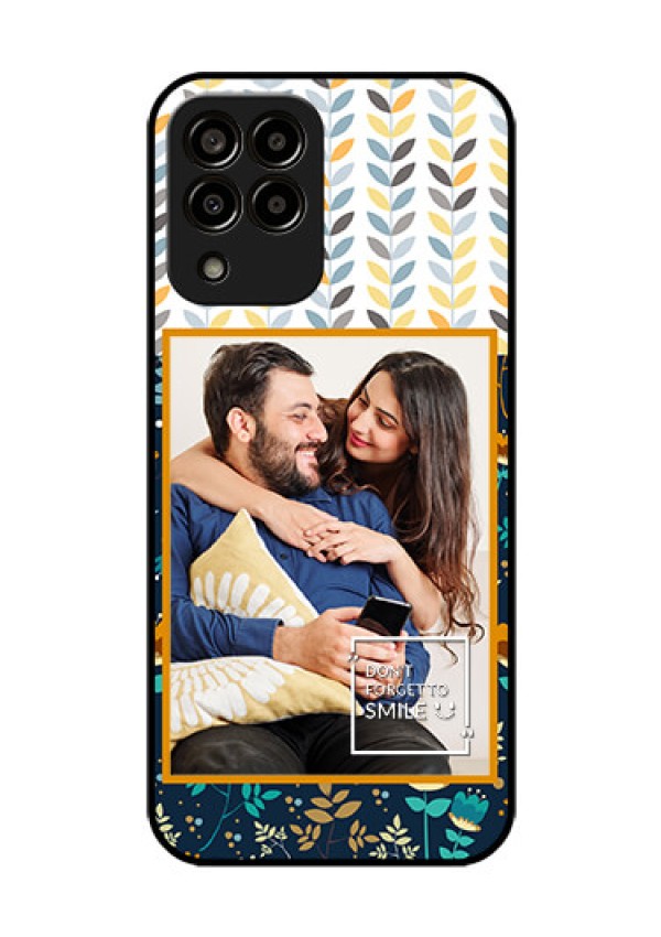 Galaxy m33-5g 5G Custom Glass Mobile Case - Pattern Design