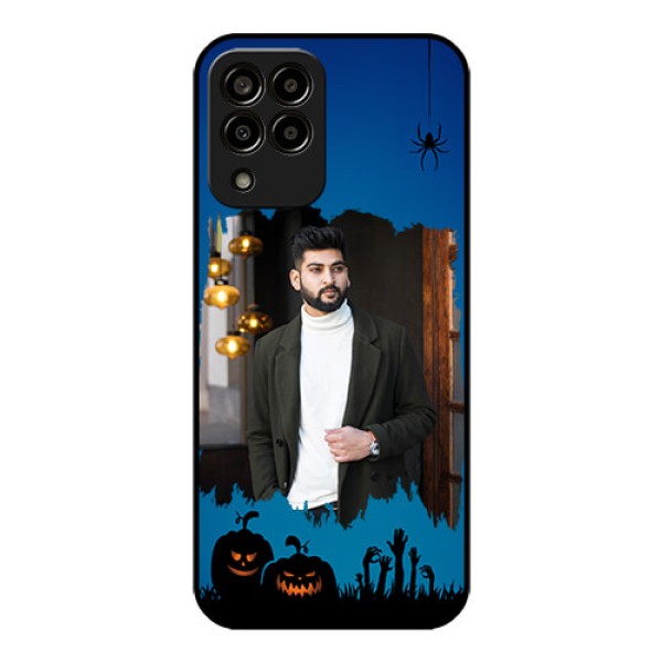 Galaxy m33-5g 5G Photo Printing on Glass Case - with pro Halloween design