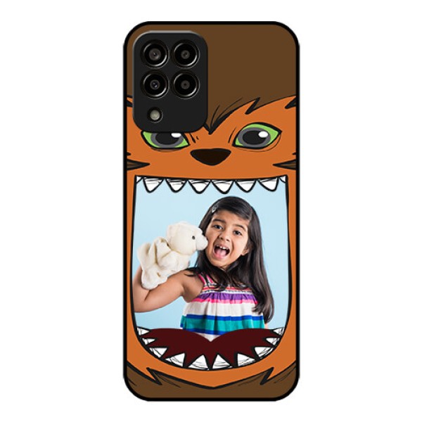 Galaxy m33-5g 5G Photo Printing on Glass Case - Owl Monster Back Case Design Galaxy m33-5g 5G Photo Printing on Glass Case - Owl Monster Back Case Design