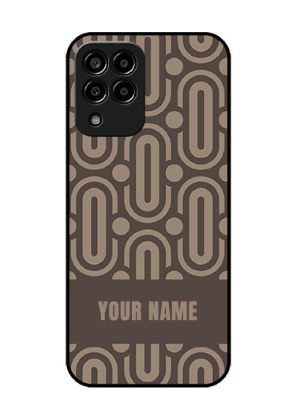 Galaxy M33 5G Custom Glass Phone Case - Captivating Zero Pattern Design