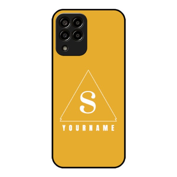 Galaxy M33 5G Personalized Glass Phone Case - simple triangle Design Galaxy M33 5G Personalized Glass Phone Case - simple triangle Design