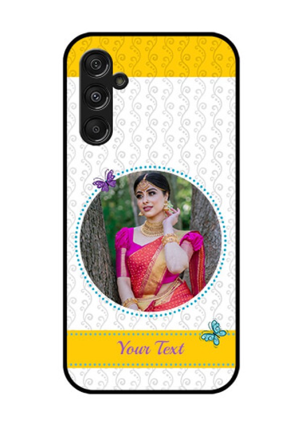 Samsung Galaxy M34 5G Custom Glass Mobile Case - Girls Premium Case Design