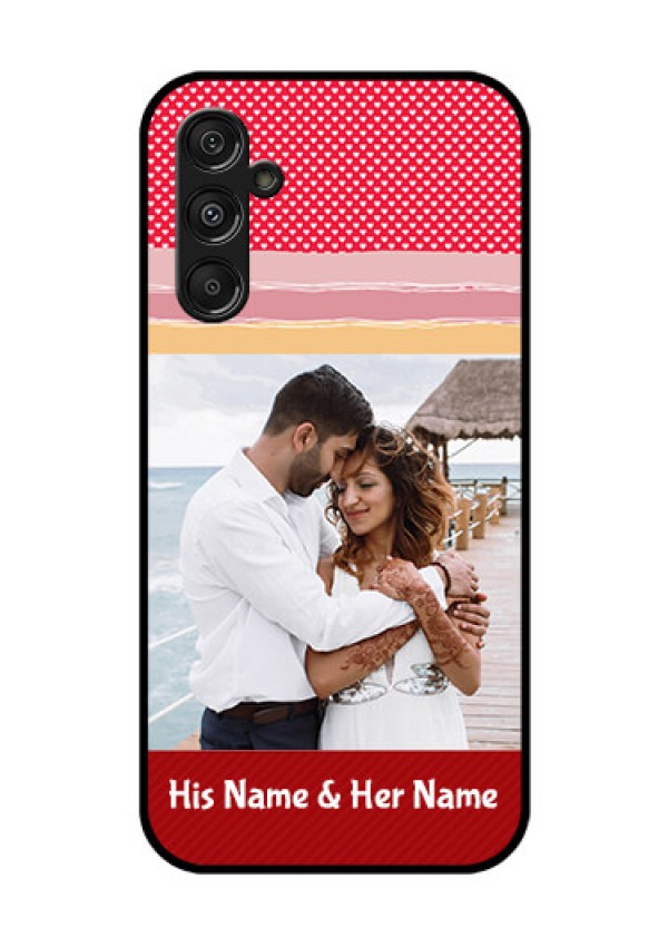 Samsung Galaxy M34 5G Custom Glass Mobile Case - Premium Case Design