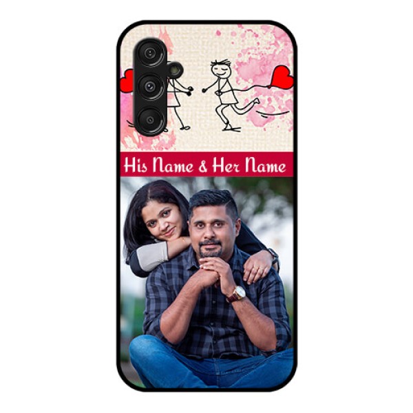 Samsung Galaxy M34 5G Photo Printing on Glass Case - You and Me Case Design