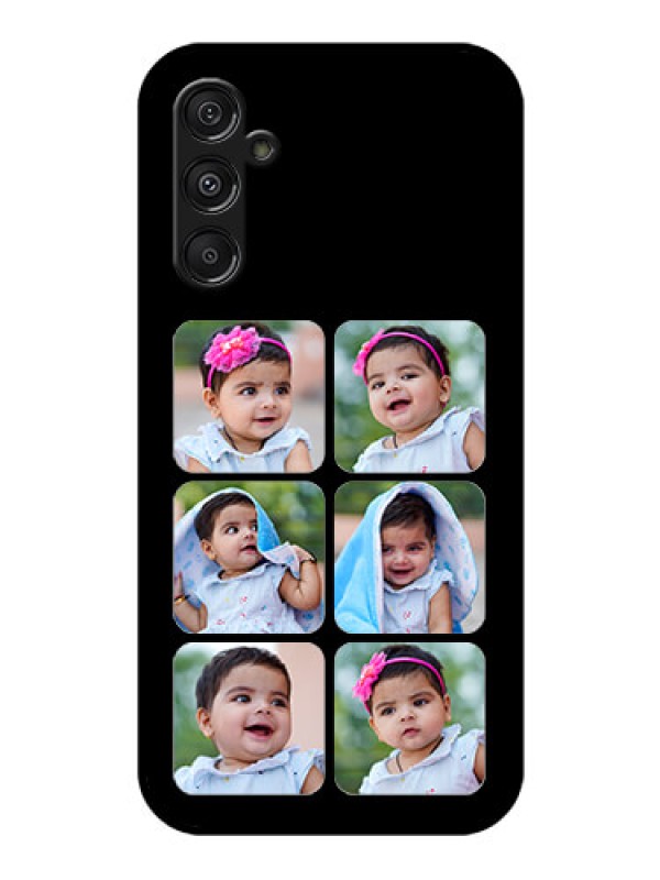 Custom Samsung Galaxy M34 5G Photo Printing on Glass Case - Multiple Pictures Design