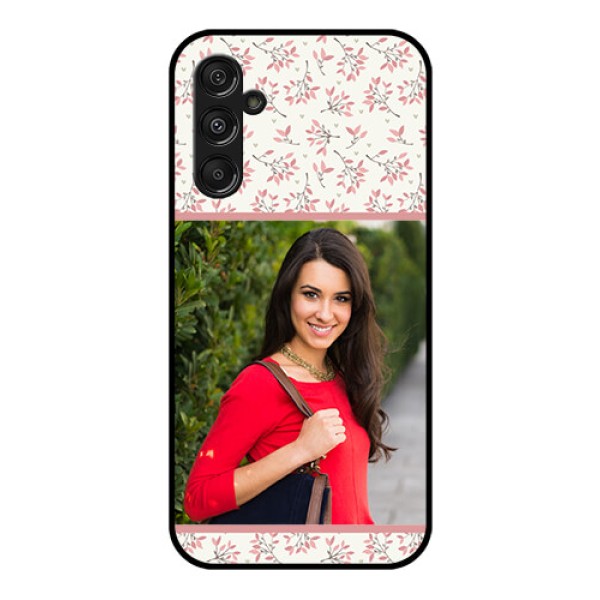Samsung Galaxy M34 5G Custom Glass Phone Case - Premium Floral Design Samsung Galaxy M34 5G Custom Glass Phone Case - Premium Floral Design