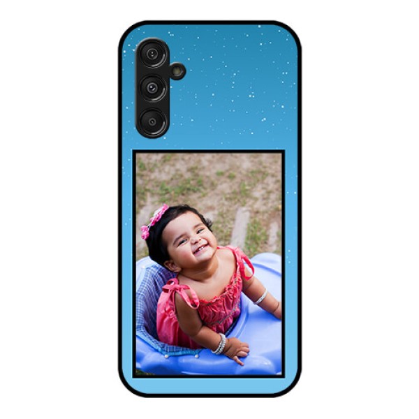 Samsung Galaxy M34 5G Custom Glass Mobile Case - Wave Pattern Colorful Design Samsung Galaxy M34 5G Custom Glass Mobile Case - Wave Pattern Colorful Design