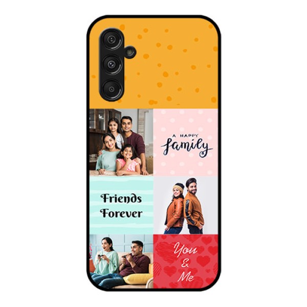 Samsung Galaxy M34 5G Personalized Glass Phone Case - Images with Quotes Design Samsung Galaxy M34 5G Personalized Glass Phone Case - Images with Quotes Design