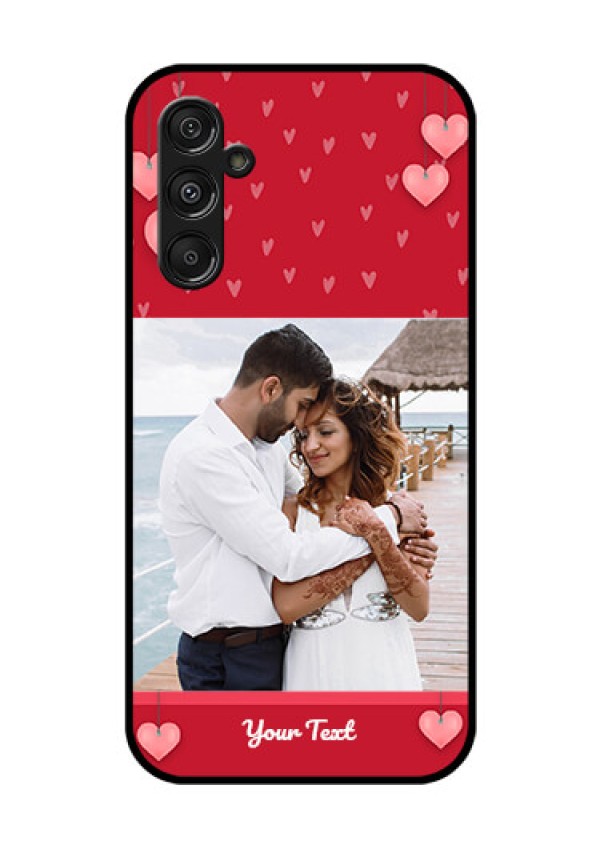 Samsung Galaxy M34 5G Custom Glass Phone Case - Valentines Day Design