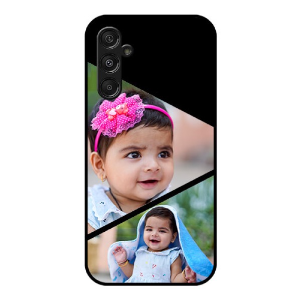Samsung Galaxy M34 5G Custom Glass Phone Case - Semi Cut Design