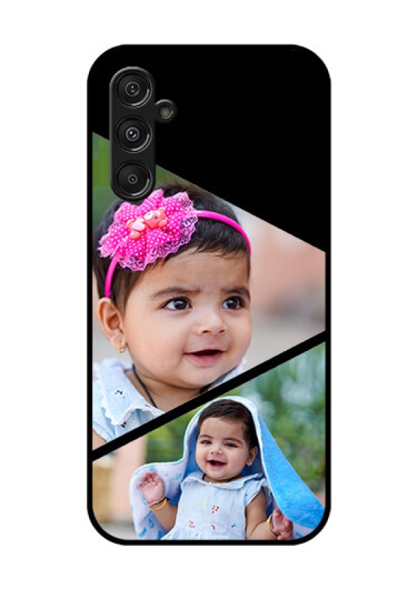 Samsung Galaxy M34 5G Custom Glass Phone Case - Semi Cut Design