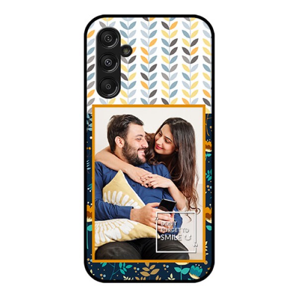 Samsung Galaxy M34 5G Custom Glass Mobile Case - Pattern Design